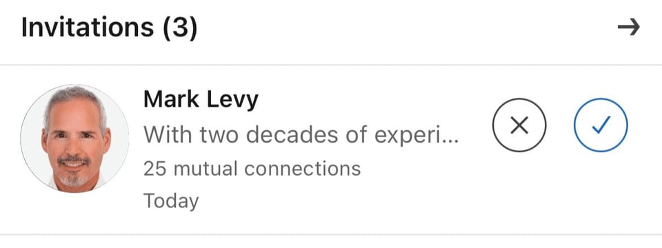 Got a funny LinkedIn request today